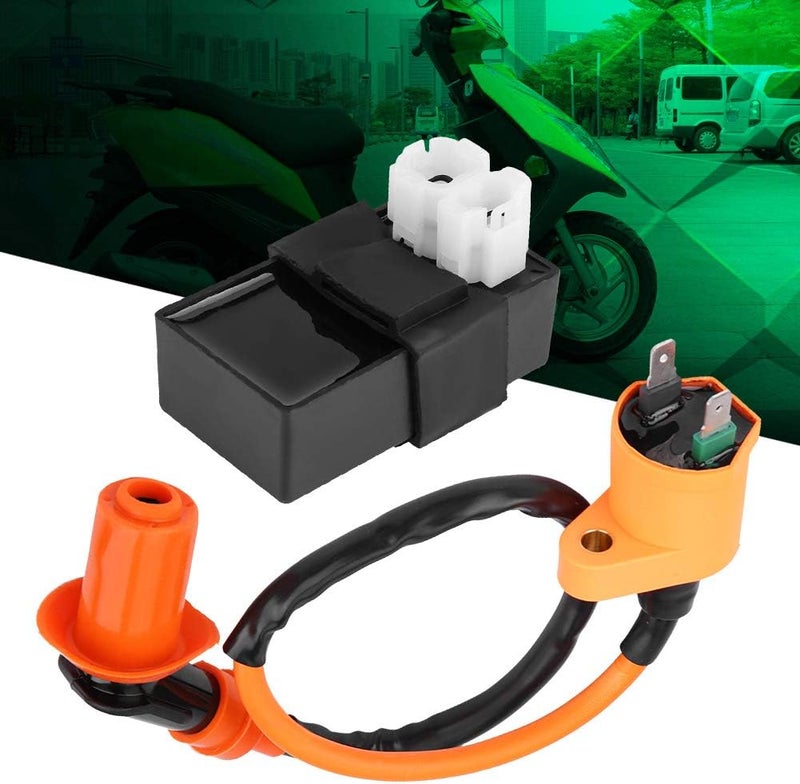 woobles 2Pcs Ignition Coil DC CDI Box Kit for Kymco SYM Vento Scooter GY6 Engine 125CC 150CC - Image 4