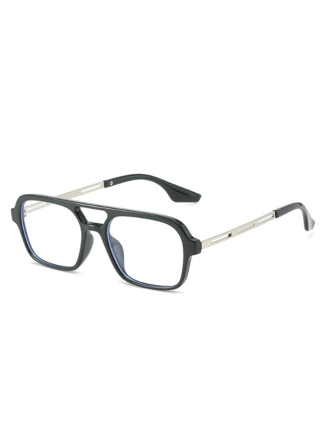 Anna Square Double Beam Pilot Sunglasses with UV Protection - Image 1