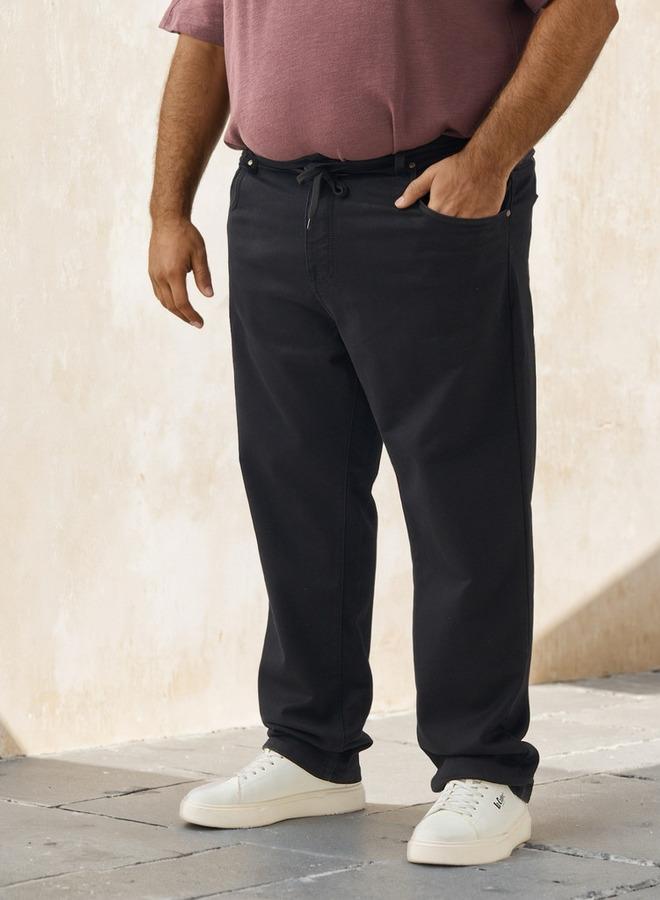 Splash FAV Plus Size Relaxed Fit Flexi Waist Jeans with Pockets - Image 1