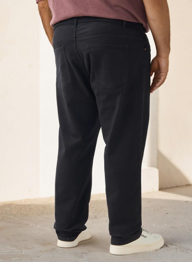 Splash FAV Plus Size Relaxed Fit Flexi Waist Jeans with Pockets - Image 3