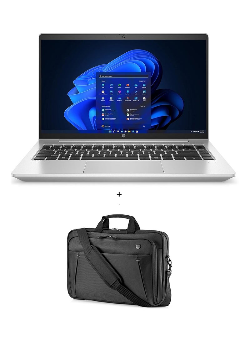 HP (Upgraded Version) Business & Professional Light Weight laptop ProBook 440 G8 Laptop With 14-Inch Display, Core i7-1165G7 Processor/32GB RAM/1TB SSD/Intel Iris XE Graphics/Windows 11 Pro Free HP Business Bag Professional English/Arabic silver English/Arabic silver - Image 1