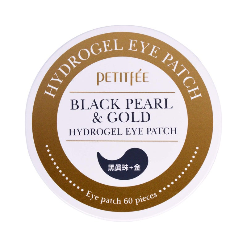 Petitfee Black Pearl & Gold Hydrogel Eye Patch, 60 Pieces, 2.96 oz (84 g) - Image 2