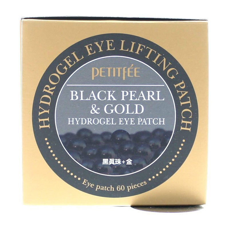 Petitfee Black Pearl & Gold Hydrogel Eye Patch, 60 Pieces, 2.96 oz (84 g) - Image 1