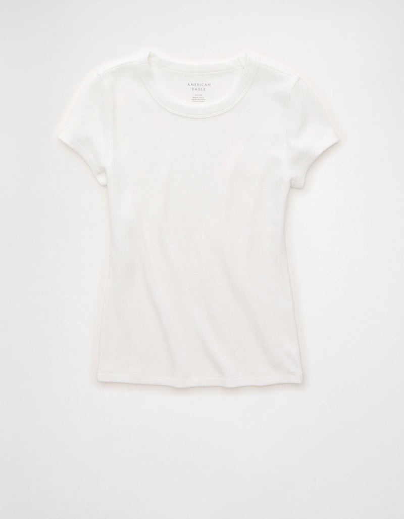 American Eagle AE Hey Baby Waffle Tee - Image 5