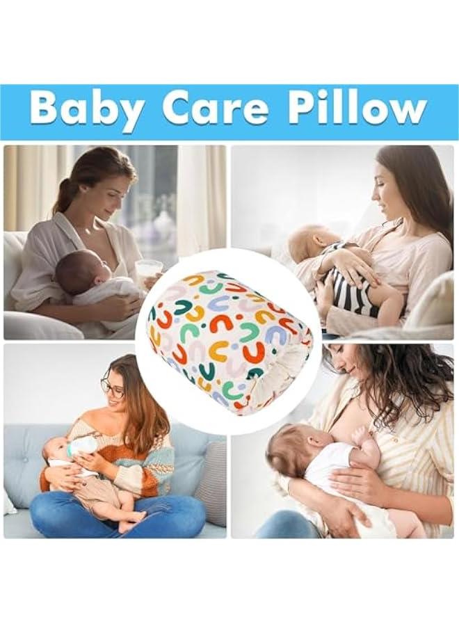 ميكسد Cozy Cradle Pillow, 1pcs Baby Nursing Pillow, Cozy Cradle Arm Pillow, Breastfeeding Pillow, Soft and Comfortable Feeding Pillows for Newborn for Breastfeeding Bottle Feeding (Style2) - Image 2