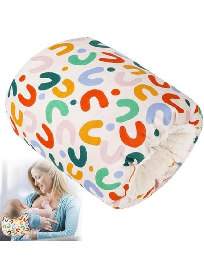 ميكسد Cozy Cradle Pillow, 1pcs Baby Nursing Pillow, Cozy Cradle Arm Pillow, Breastfeeding Pillow, Soft and Comfortable Feeding Pillows for Newborn for Breastfeeding Bottle Feeding (Style2) - Image 1