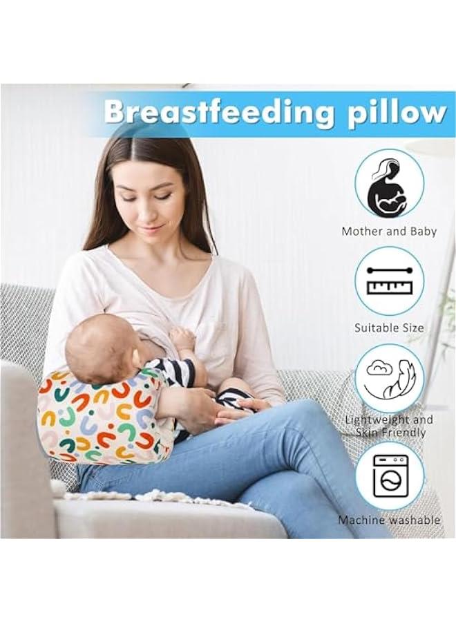 ميكسد Cozy Cradle Pillow, 1pcs Baby Nursing Pillow, Cozy Cradle Arm Pillow, Breastfeeding Pillow, Soft and Comfortable Feeding Pillows for Newborn for Breastfeeding Bottle Feeding (Style2) - Image 5