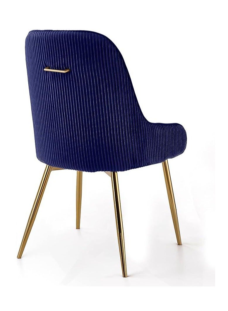 Wooden Twist Wooden Twist Echelon Modern Cafe Dining Chair With Metal Legs  - Image 3