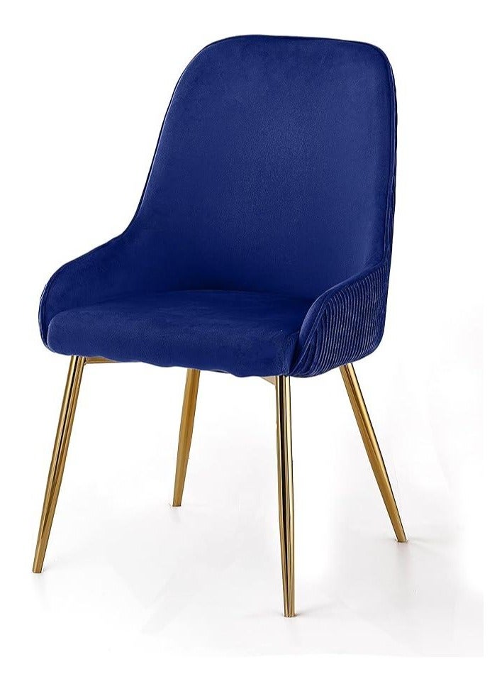 Wooden Twist Wooden Twist Echelon Modern Cafe Dining Chair With Metal Legs  - Image 1