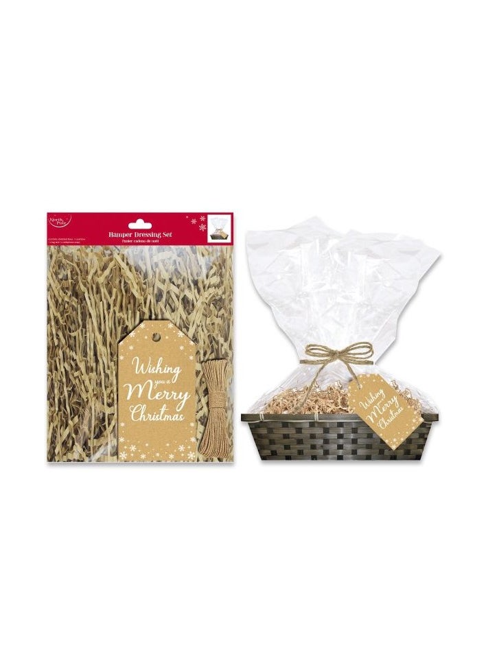 EuroWrap - Eurowrap Gold/Silver Hamper Dress Set 72'S FSC - Image 1