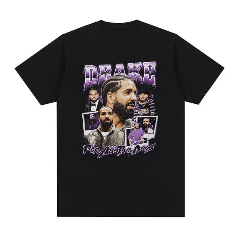 [European Code Cotton T] T-Shirt Unisexe Imprimé Graphique Pour Tshirt - Image 1
