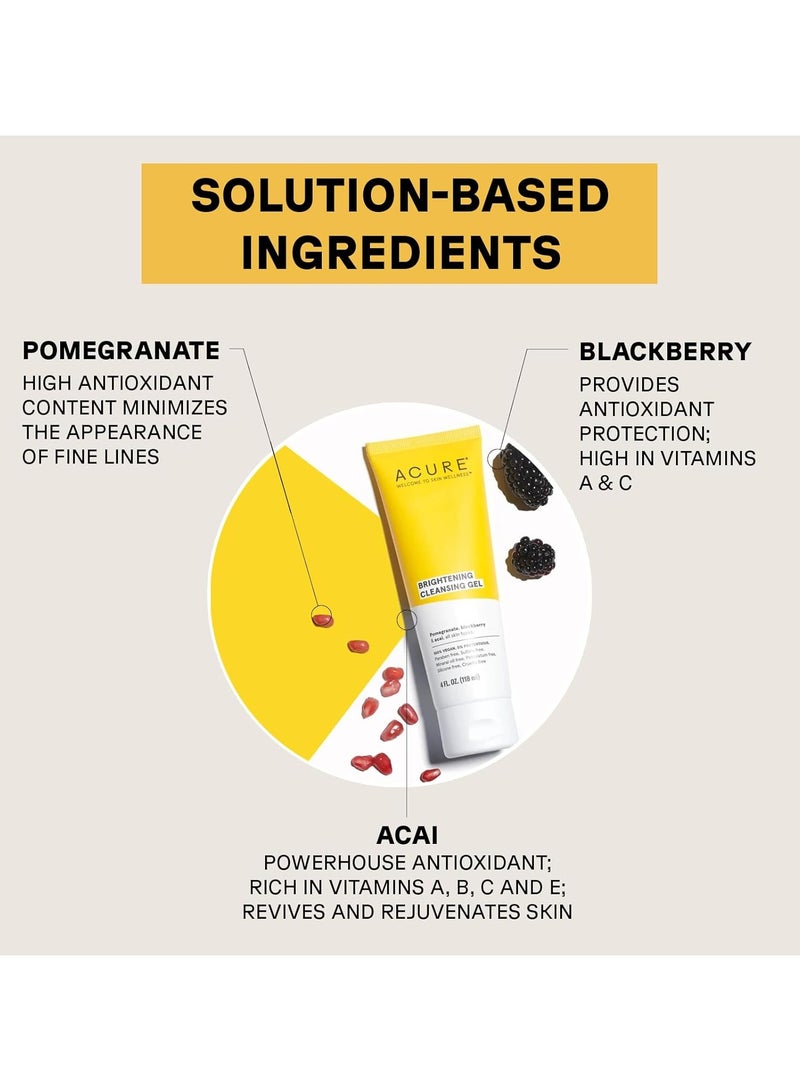 Acure Organics Acure Brightening Cleansing Gel 118ml - Image 3