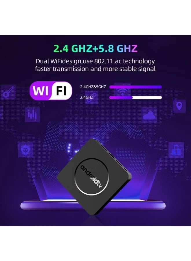 Android15 TV Box مع صوت البعيد - Image 4