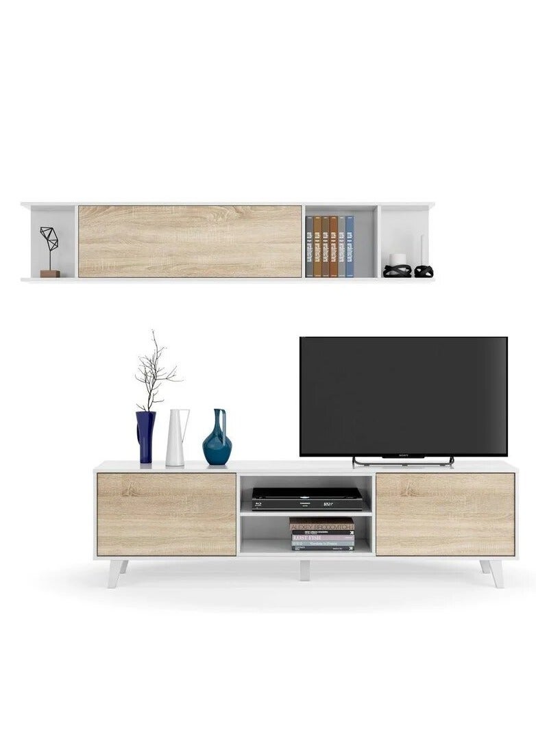 TV unit, White*beige - MZTV98