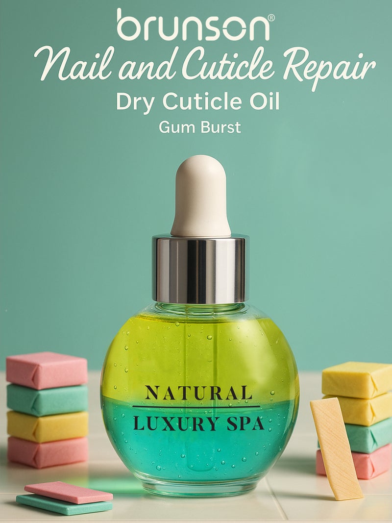 Brunson Nail and Cuticle Repair Oil 30ml Double Layer Hydrating and Nourishing Cuticle Oil with Vitamin E Salon Quality Cuticle Oil for Dry Brittle Nails and Nail Growth Quick Absorbing and Non Greasy - Image 5