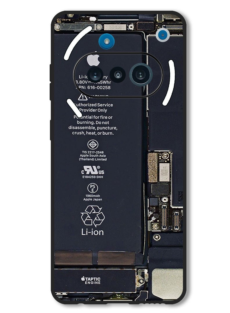 Theodor Case Compatible with Nothing Phone 3a Protection Shockproof Bumper Cover Phone Inside - Image 1