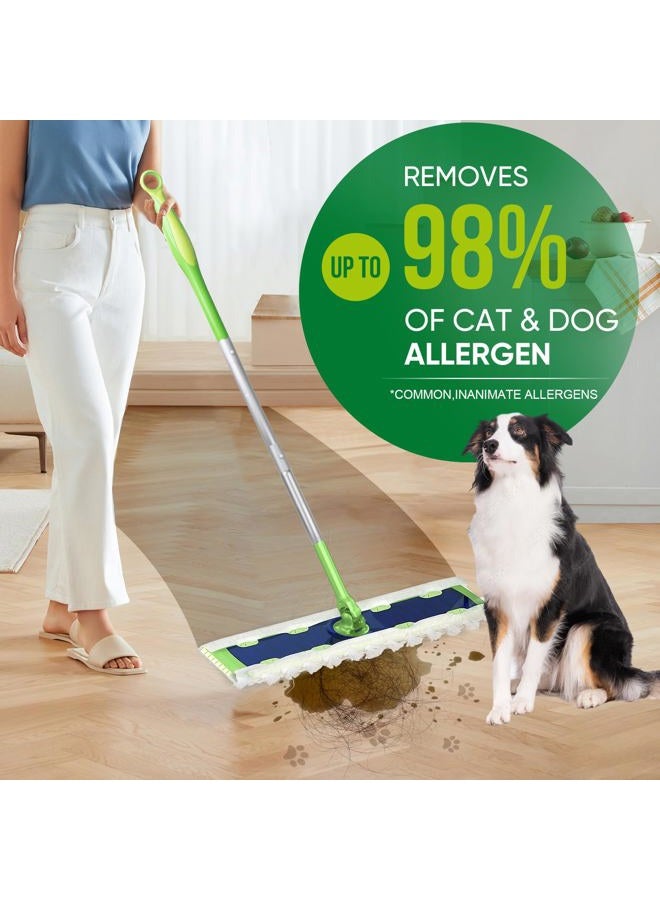 YHOVID XL Heavy Duty Dry Sweeping Cloths for Swiffer Sweeper Mop, Microfiber Duster Mop Pads Refills for Cleaning Hardwood Floor Dust and Pet Hair, Disposable (60) - Image 5
