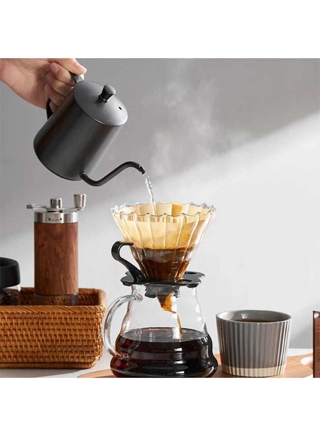 OMRAN CART Omran Cart V60 coffee filter 300pcs Brown, 2-4 Cups, Unbleached Wood Pulp Pour over coffee maker filter فلتر V60، 2-4 أكواب، 300 فلتر (50 فلتر× 6 علب)، فلتر بني لماكينة صنع القهوة. (50pcs x 6 Boxes)  - Image 2