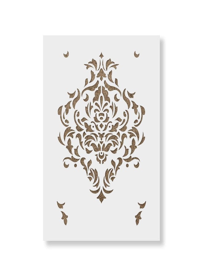 Stencil Revolution Damask Wall Stencil - Large Pattern, Wallpaper, DIY Home Decor Project - Image 1
