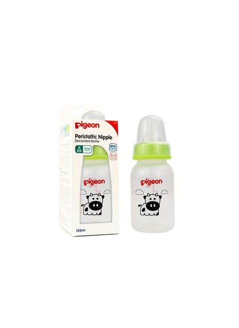 Pigeon Decorated Plastic Bottle 120ml (Animals)