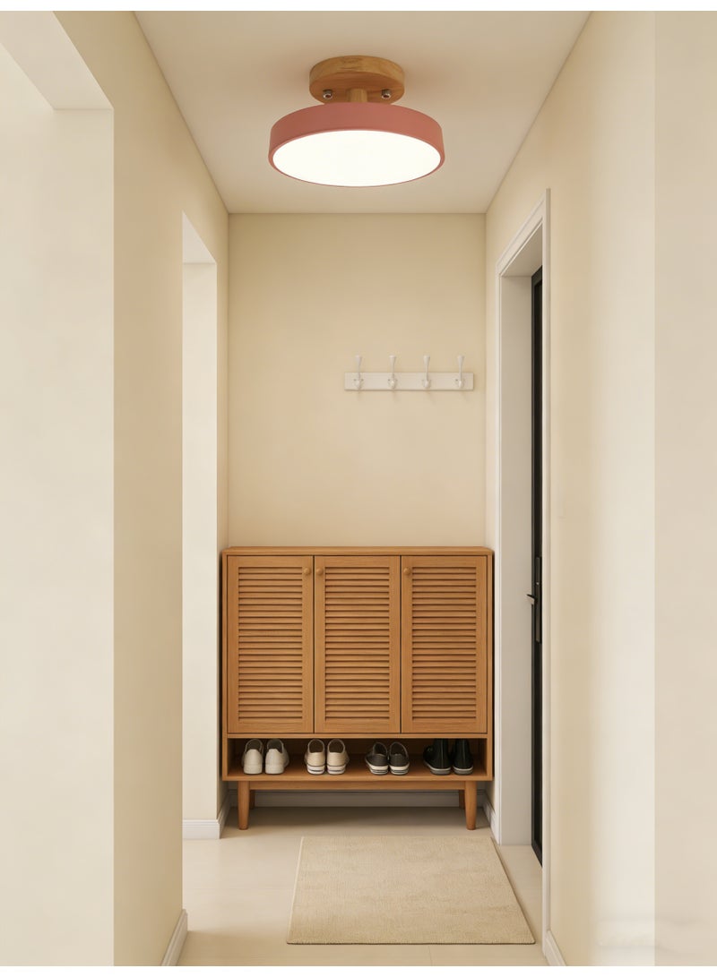 Pink LED ceiling light, suitable for hallways and bedrooms, 13W - Image 4