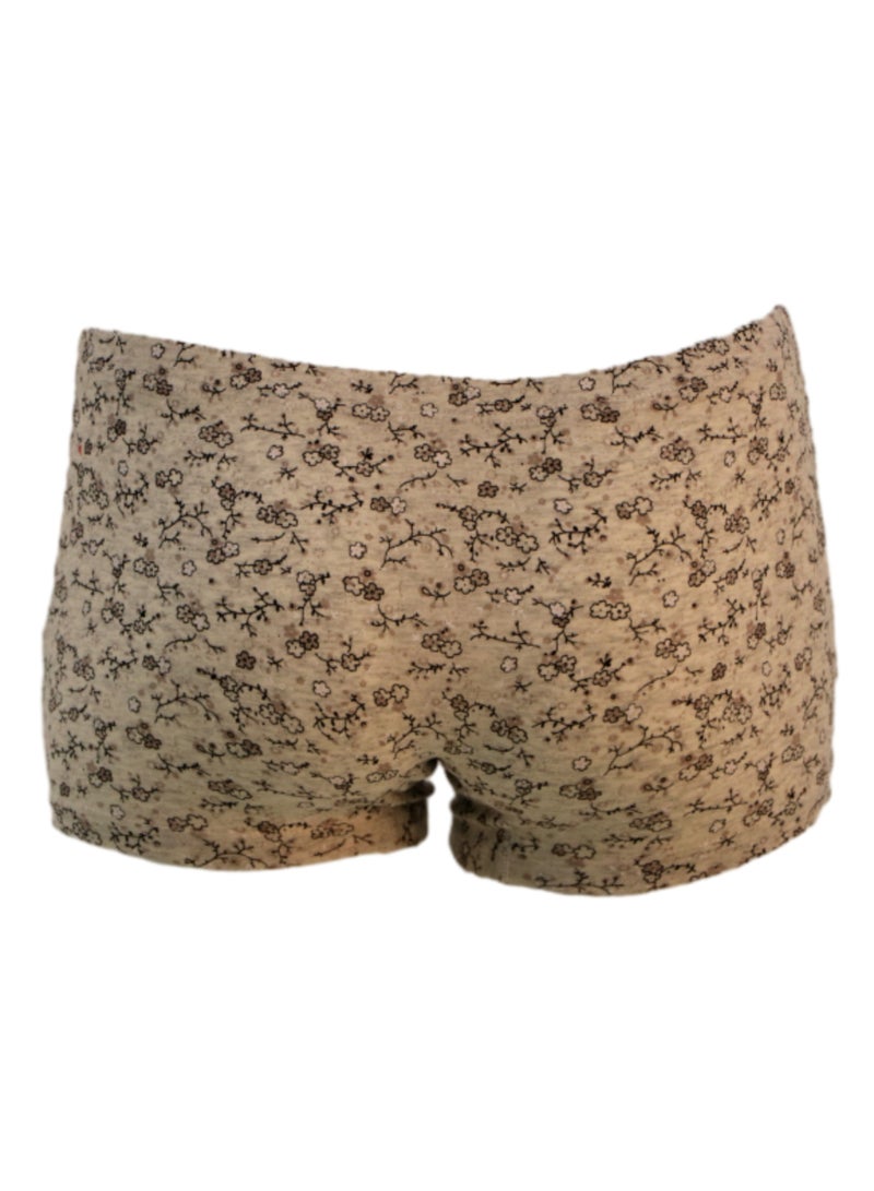 JOANNA 124146 Women's Floral Design Boyshort 3-Pack Underwear, Multicolor, L - Image 5