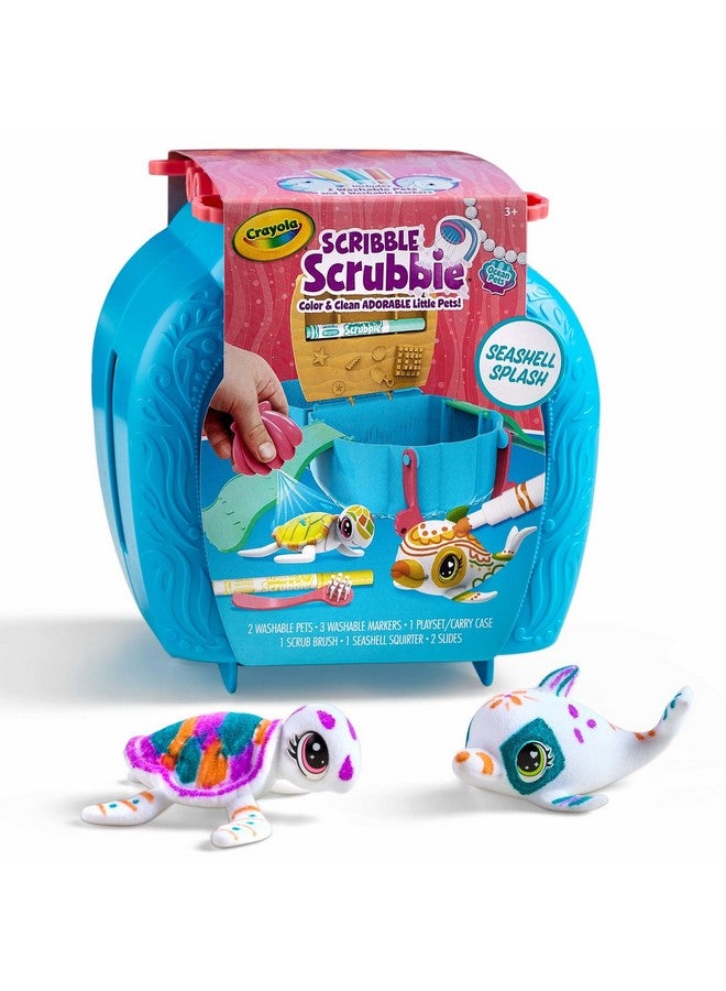 Crayola Scribble Scrubbie Pets, Ocean Animals Playset, Color & Wash Creative Toy, Gift for Kids, Age 3, 4, 5, 6 - Image 2