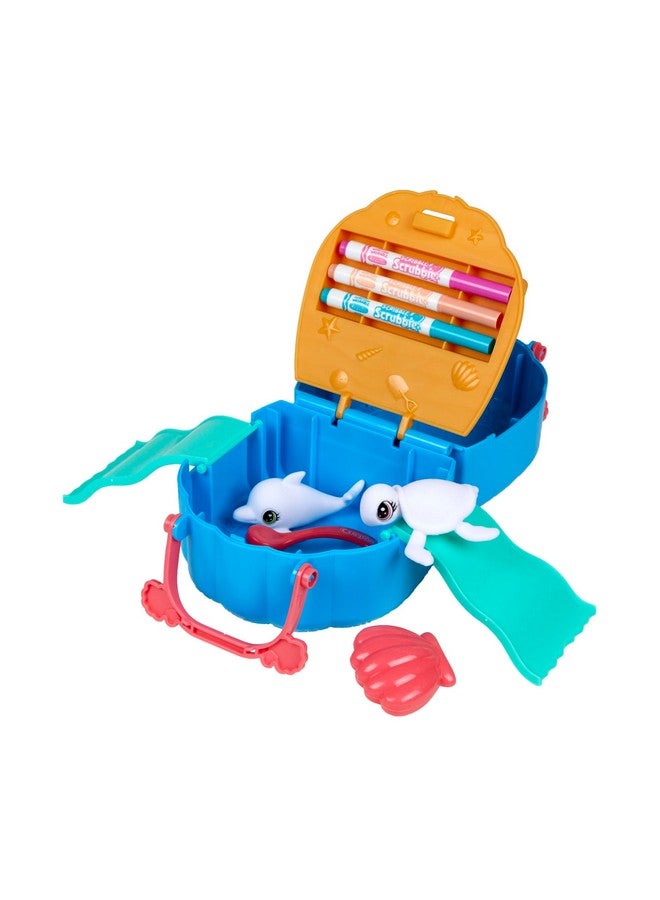 Crayola Scribble Scrubbie Pets, Ocean Animals Playset, Color & Wash Creative Toy, Gift for Kids, Age 3, 4, 5, 6 - Image 4