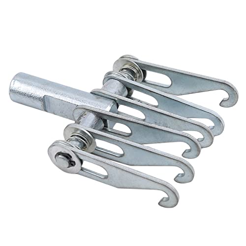 CXGS Dent Puller Metal 6 Claw Hook Adjustable 6 Fingers Hook Car Body Repair Tool Heavy Duty Pulling Claw Paw Auto Dent Repair Puller for Slide Hammer Attachment Dent Repairing - M16 Thread - Image 1