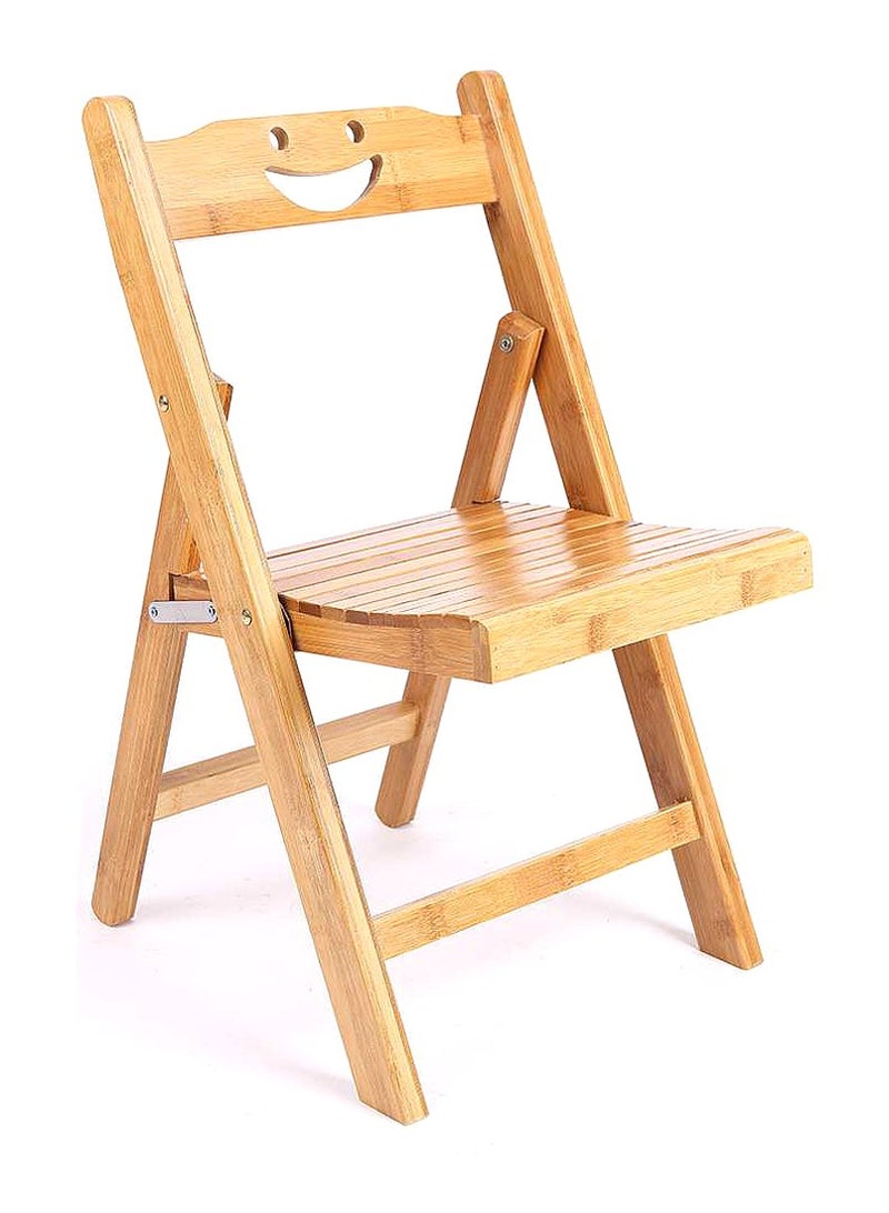 LINGWEI Chair Bamboo Folding Chair Backrest Bamboo Legs - Image 1