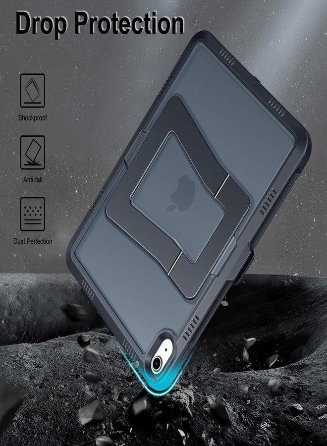 DTTO for iPad (A16) 11th Generation Case 11 Inch 2025, iPad 10th Generation Case 10.9 Inch 2022, [Stable Stand] with Built-in Screen Protector, Rugged Frosted Protective Cover, Black - Image 4