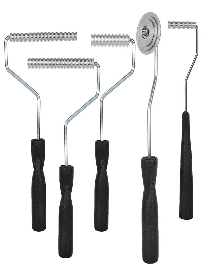 FVIEXE Fiberglass Roller Tools Kit Set of 5, Bubble Paddle Tool Fiberglass Resin Repair Kit, Bubble Roller Fiberglass Laminating Resin Kit for Tub Shower Bathtub Boat Repair - Image 1
