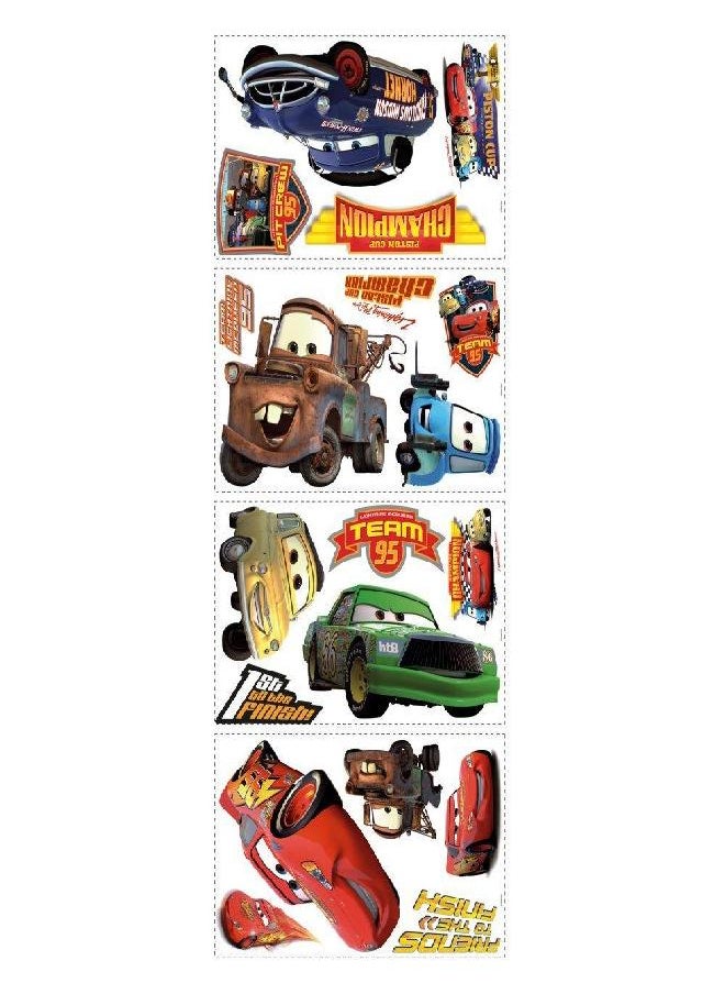 RoomMates RoomMates RMK1520SCS Disney Pixar Cars Piston Cup Champs Peel and Stick Wall Decals  - Image 2