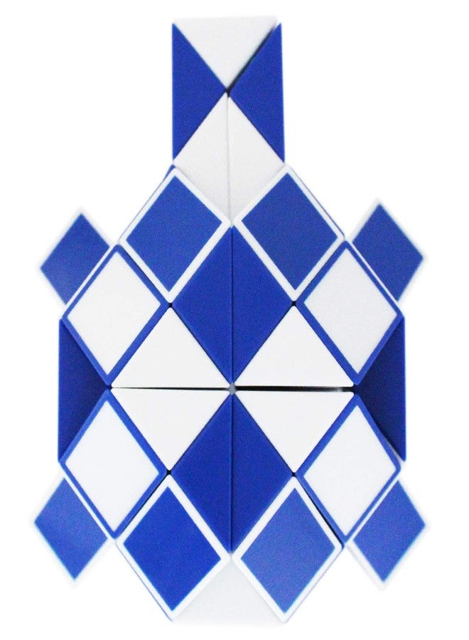 Mipartebo Magic Snake Cube Twist Puzzle 72 Wedges Large Size Twist Fidget Snake Toys Gift Party Favors for Kids Adults Teens Blue - Image 4