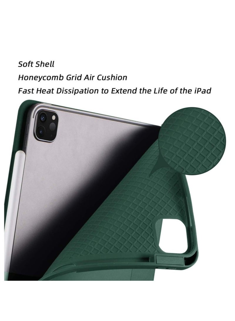 ELTRAZONE Case for iPad Pro 11 Inch 2021(3rd Gen)/2020(2nd Gen) with Pencil Holder [Support iPad 2nd Pencil Charging/Pair] Slim Trifold Stand, Smart Protective Case Cover - Image 3