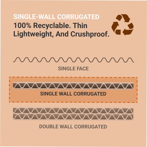 AVIDITI Shipping Boxes Flat 10"L x 4"W x 2"H, 50-Pack | Corrugated Cardboard Box for Packing, Moving and Storage 10x4x2 1042 - Image 4