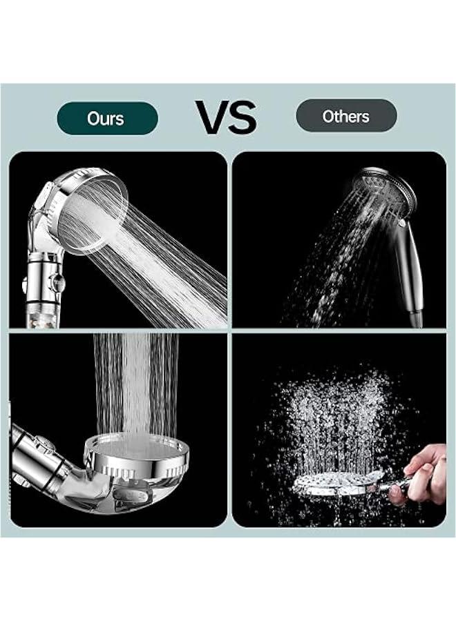 MIXDE High Pressure Filtered Shower Head For Hard Water And Filtering Impurities, Hand Held Shower Head With Filter Balls. - Image 4