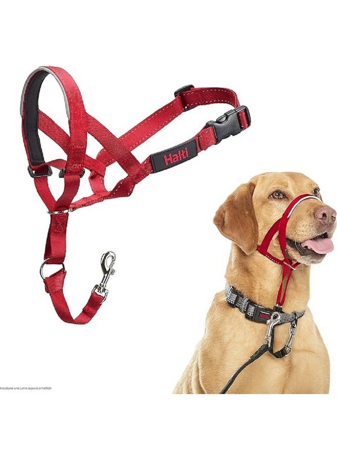 Company of Animals HALTI Headcollar - To Stop Your Dog Pulling on the Leash. Adjustable, Reflective and Lightweight, with Padded Nose Band. Dog Training Anti-Pull Collar for Medium Dogs (Size 3, Red) - Image 1