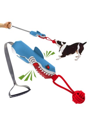 Dog Tug of War Toy, Dog Rope Toys Indestructible Dog Toys, Dog Chew Toys for Aggressive Chewers, Tough Puppy Teething Chew Toys for Boredom, Dental Cleaning, Great for Small to Large Breed (Shark) - pzsku/ZE197651755C2E375FCF7Z/45/_/1716942859/24c7150f-d4aa-464b-b9da-4a6ec0f69675