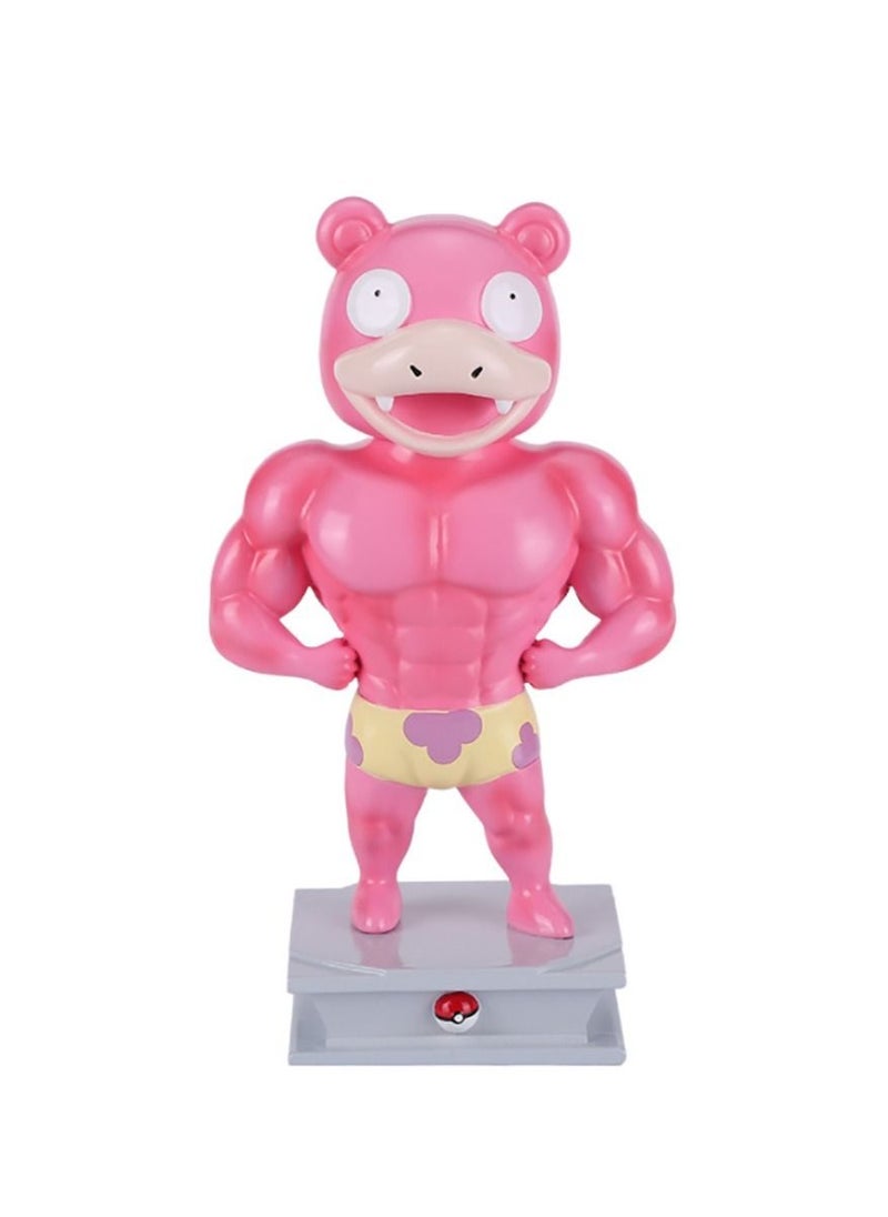 NIBEMINENT - SpongeBob SquarePants animated fitness muscle man Patrick collectible decorative cartoon character toys - Image 1