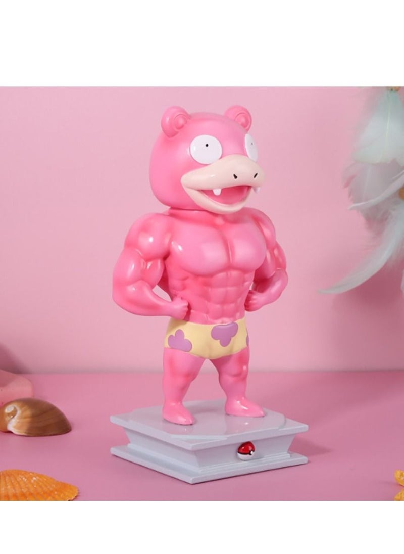 NIBEMINENT - SpongeBob SquarePants animated fitness muscle man Patrick collectible decorative cartoon character toys - Image 1