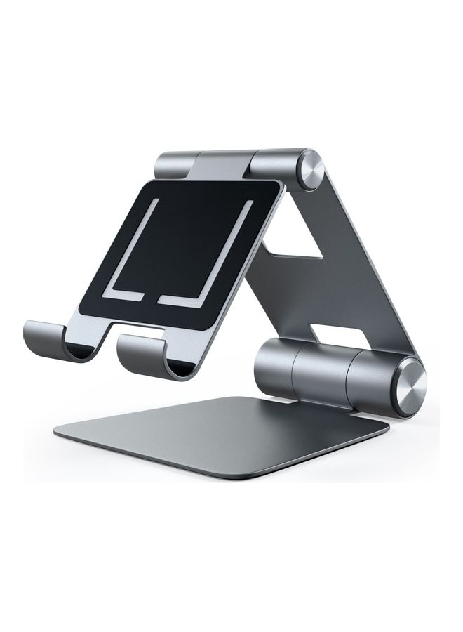 SATECHI Foldable Tablet And Phone Stand Space Grey - Image 1