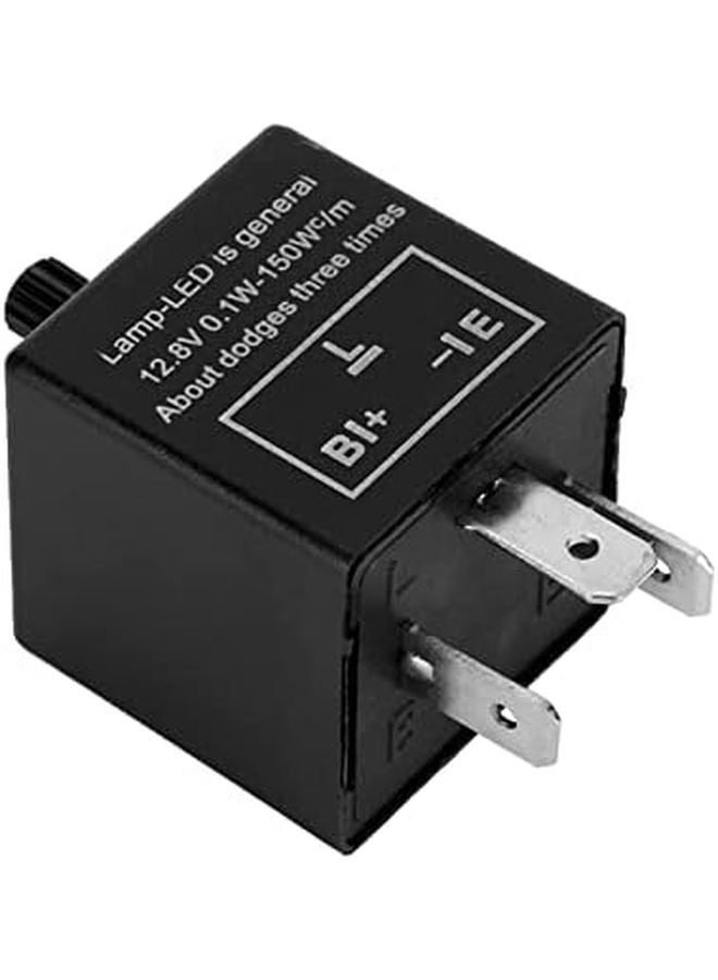 مؤقت إشارة LED قابل للتعديل بسرعة 12 فولت 3 دبابيس لمؤشر إشارة انعطاف السيارة - Image 2