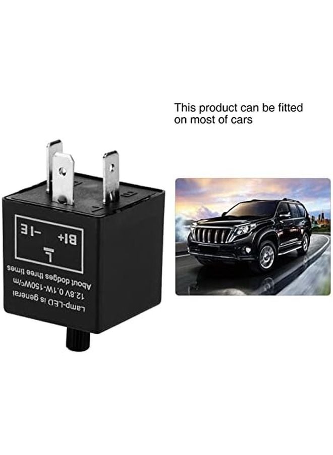 مؤقت إشارة LED قابل للتعديل بسرعة 12 فولت 3 دبابيس لمؤشر إشارة انعطاف السيارة - Image 4