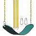 PACEARTH Swing Seat Support 660lb with 689 inch AntiRust Chains Plastic Coated 236 inch Tree Hanging Straps and Locking Buckles Outdoor Playground Tree SwingGreen - Image 4
