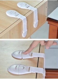 RAYKING Rayking 10Pcs Lengthened Bendy Safety Baby Child Lock For Cabinet Door Drawers Refrigerator Toilet Kids Baby Protection Products 