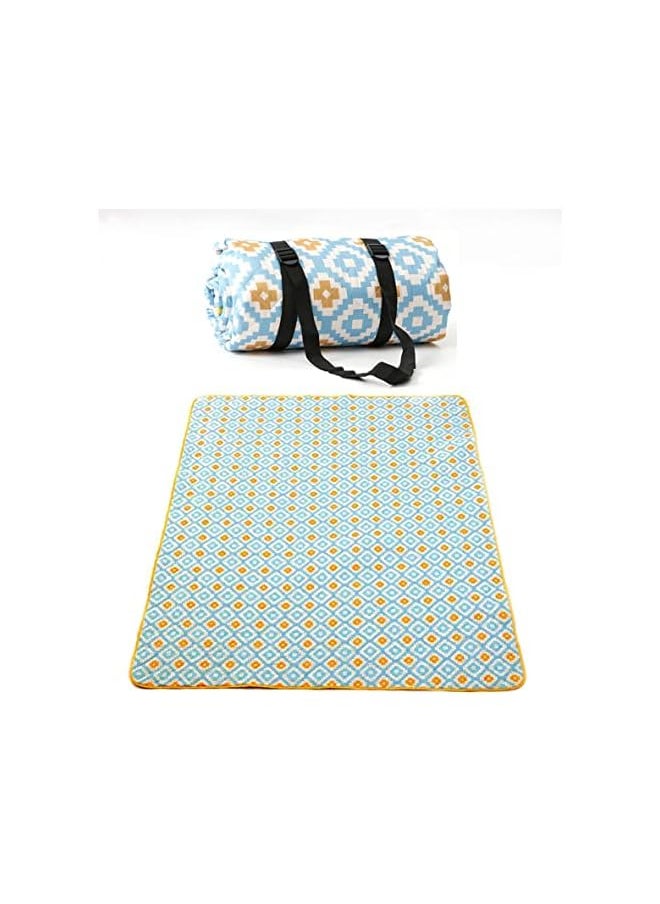 erorex EROREX Outdoor Picnic Mat(Size : 200X200CM) Ultrasonic Machine-washable Thickened Portable Damp-proof Mat Camping Damp-proof Mat Spring Tour Mat Four-season Universal (Size : 200X200CM)  - Image 2