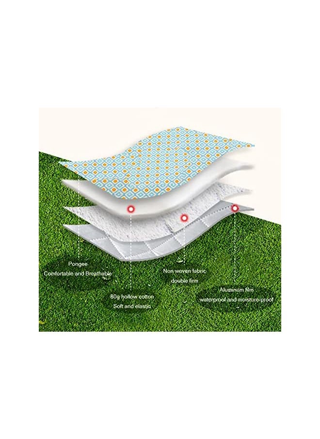 erorex EROREX Outdoor Picnic Mat(Size : 200X200CM) Ultrasonic Machine-washable Thickened Portable Damp-proof Mat Camping Damp-proof Mat Spring Tour Mat Four-season Universal (Size : 200X200CM)  - Image 4