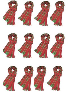 Generic Red Christmas scarf for children 135*19cm 