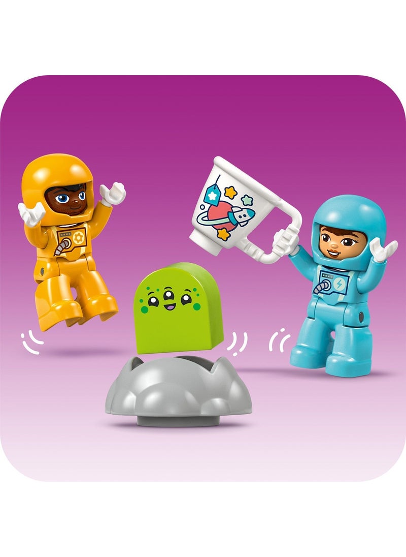 ® DUPLO® 3 in 1 Space Shuttle Adventure 10422 - Educational Toy Building Set with Astronaut Minifigure for Kids Ages 3 and Up (58 Pieces)